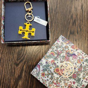 New Tory Burch T-logo keychain